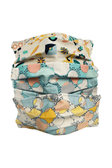 HEW Face Mask Pack in Geo Trio (Mustard)