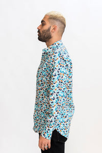 HEW Classic Slim Shirt in Vincent Print