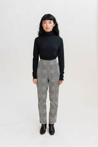 HEW Houndstooth Check Pants