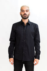 HEW Slim Fit Shirt in Black