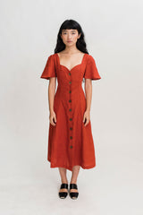 HEW Sunday Dress in Paprika