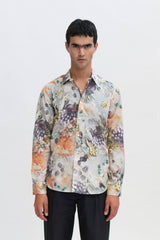 Long Sleeve Shirt in Fragile Print