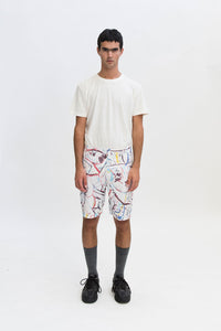 Chino Shorts in Multi Print