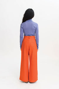 HEW Wool Pants in Orange